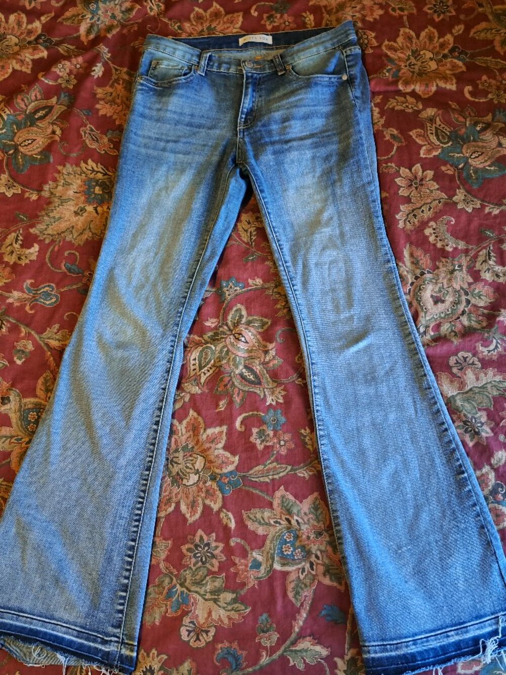 Witty Fox Light Wash Flap Pocket Bootcut Jeans 5/27